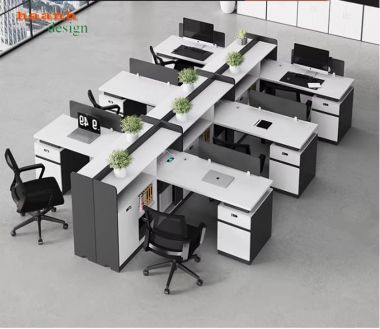 Mẫu bàn làm việc nhân viên văn phòng đẹp, bền, giá tốt-VPN 015