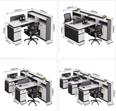 Mẫu bàn làm việc nhân viên văn phòng đẹp, bền, giá tốt-VPN 015