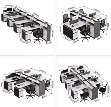 Mẫu bàn làm việc nhân viên văn phòng đẹp, bền, giá tốt-VPN 015