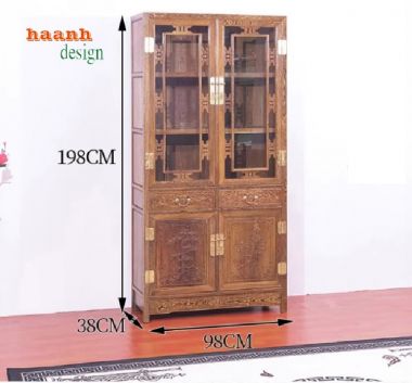 Tinh Hoa Thủ Công Việt Trong Mẫu Bàn Làm Việc Gỗ Giả Cổ-BLG 015