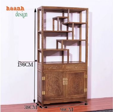 Tinh Hoa Thủ Công Việt Trong Mẫu Bàn Làm Việc Gỗ Giả Cổ-BLG 015