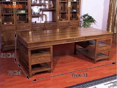 Tinh Hoa Thủ Công Việt Trong Mẫu Bàn Làm Việc Gỗ Giả Cổ-BLG 015