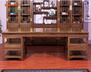 Tinh Hoa Thủ Công Việt Trong Mẫu Bàn Làm Việc Gỗ Giả Cổ-BLG 015