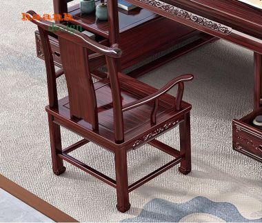  Bàn ghế phòng làm việc giả cổ phong cách á đông BLG 003