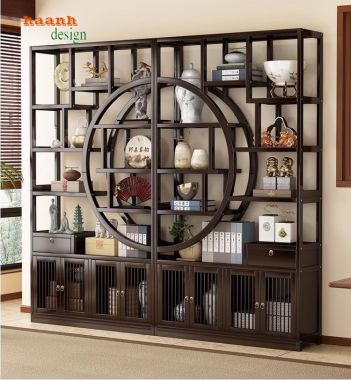 Tạo không gian với bàn ghế làm việc gỗ á đông-BLG 013