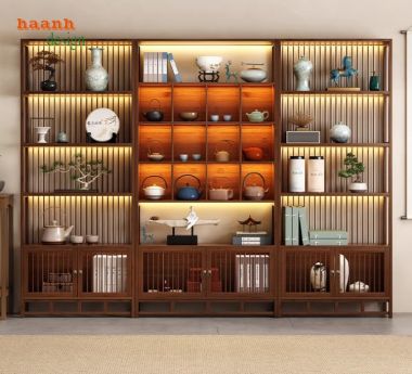 Tạo không gian với bàn ghế làm việc gỗ á đông-BLG 013