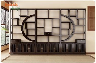 Tạo không gian với bàn ghế làm việc gỗ á đông-BLG 013