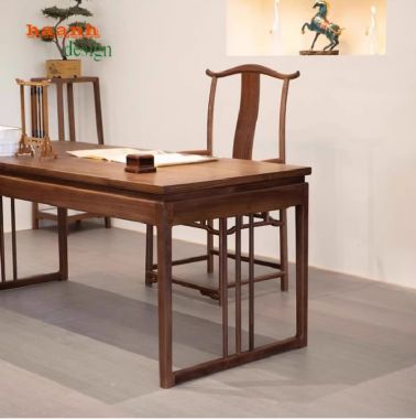 Bàn làm việc gỗ tự nhiên – Thiết kế sang trọng, chất lượng cao-BLG 017