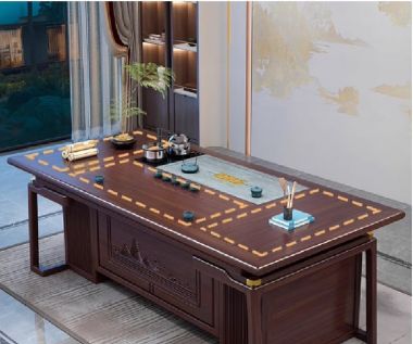 Bàn ghế làm việc gỗ gụ - Giải pháp hoàn hảo cho không gian-BLG 010