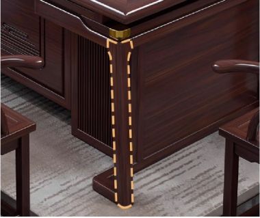 Bàn ghế làm việc gỗ gụ - Giải pháp hoàn hảo cho không gian-BLG 010