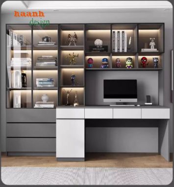Tạo phong cách vượt trội với bàn làm việc gỗ công nghiệp-TSH 003