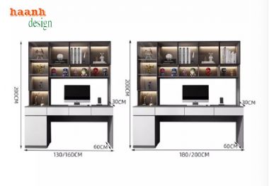 Tạo phong cách vượt trội với bàn làm việc gỗ công nghiệp-TSH 003