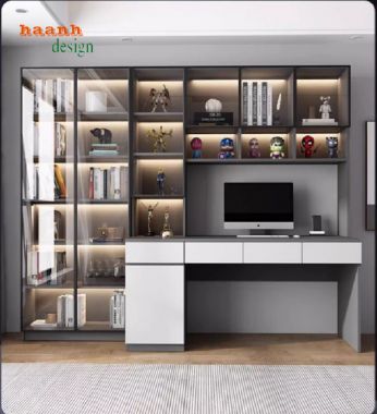 Tạo phong cách vượt trội với bàn làm việc gỗ công nghiệp-TSH 003
