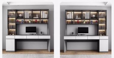 Tạo phong cách vượt trội với bàn làm việc gỗ công nghiệp-TSH 003