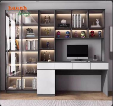 Tạo phong cách vượt trội với bàn làm việc gỗ công nghiệp-TSH 003