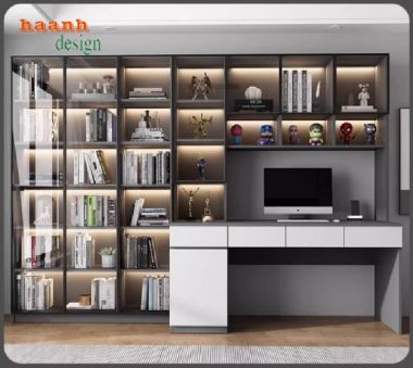 Tạo phong cách vượt trội với bàn làm việc gỗ công nghiệp-TSH 003