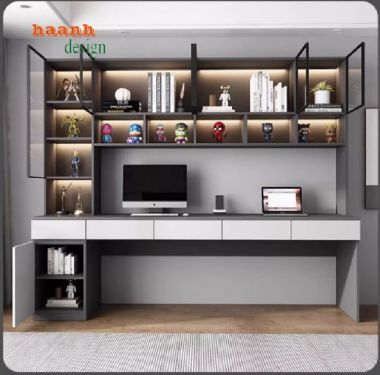 Tạo phong cách vượt trội với bàn làm việc gỗ công nghiệp-TSH 003