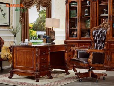 Phòng Làm Việc Tân Cổ Điển – Không Gian Đẳng Cấp-PLT 004