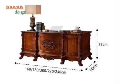 Phòng Làm Việc Tân Cổ Điển – Không Gian Đẳng Cấp-PLT 004