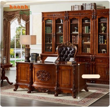 Phòng Làm Việc Tân Cổ Điển – Không Gian Đẳng Cấp-PLT 004