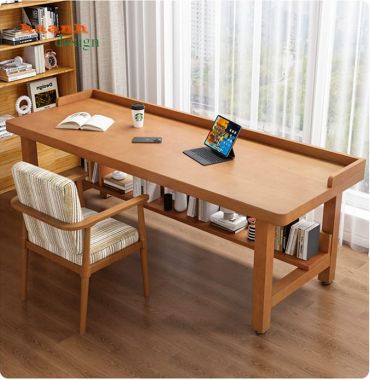 Bàn làm việc gỗ tự nhiên hiện đại cho mọi gia đình BLH 001