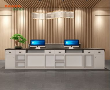Quầy lễ tân khách sạn chất lượng và sang trọng QLK 002