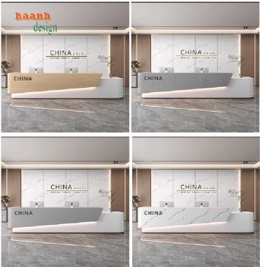 Quầy lễ tân khách sạn hiện đại – Thiết kế theo yêu cầu-QLK 016