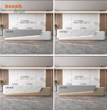 Quầy lễ tân khách sạn hiện đại – Thiết kế theo yêu cầu-QLK 016