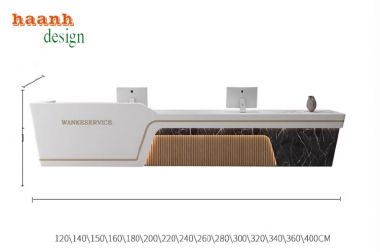 Hiện đại hóa quầy lễ tân văn phòng công ty-QLT 011