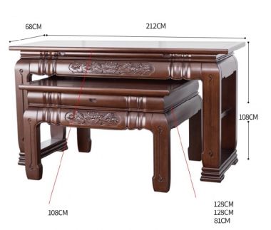 Sập thờ gỗ gụ – lựa chọn hoàn hảo cho không gian thờ cúng-STG 007