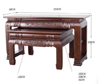 Sập thờ gỗ gụ – lựa chọn hoàn hảo cho không gian thờ cúng-STG 007