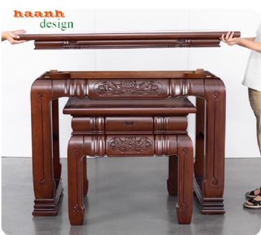 Sập thờ gỗ gụ – lựa chọn hoàn hảo cho không gian thờ cúng-STG 007