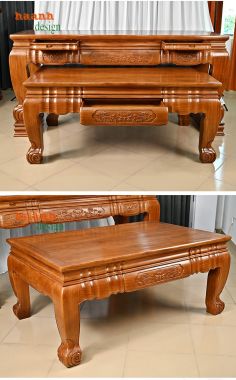 Lựa chọn sập thờ gỗ hương cho không gian thờ cúng-STG 005