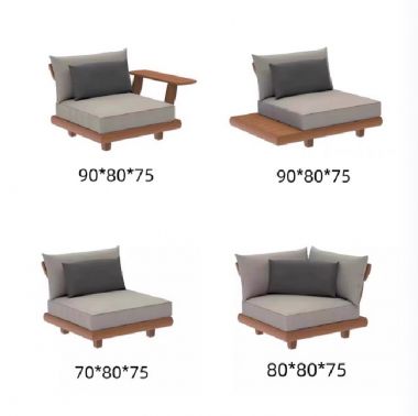 Bàn ghế sofa ngoài trời gỗ Teak – bền đẹp theo năm tháng-SNT 015