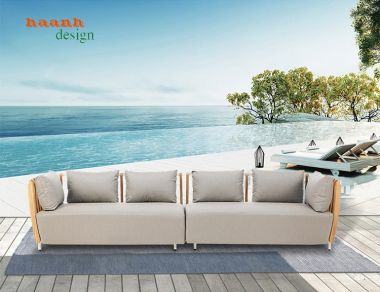 Bàn ghế sofa gỗ Teak Nam Mỹ ngoài trời SNT 004