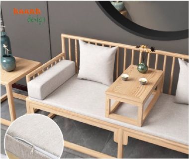 Sofa gỗ sồi Nga – Sang trọng, mộc mạc chuẩn phong cách Á Đông-BGC 015