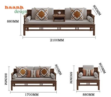 Đồ gỗ sofa phòng khách phong cách hiện đại SFH 003