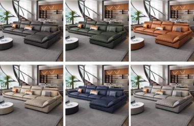 Nâng tầm phong cách sống với sofa gia đình hiện đại-SFN 008