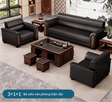 Bộ sofa văn phòng sang trọng nâng tầm không gian lãnh đạo-VFVP 018