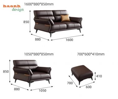 Khám phá bộ ghế sofa văn phòng bằng gỗ sồi bọc da Hàn Quốc-VFVP 016
