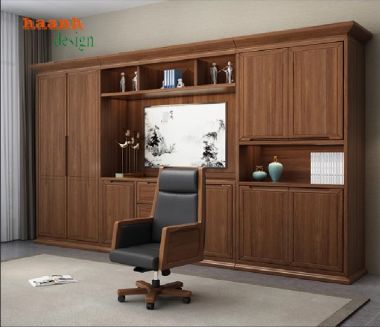 Sofa phòng làm việc gỗ sồi – Đệm êm, vải nỉ Hàn cao cấp-VFVP 015