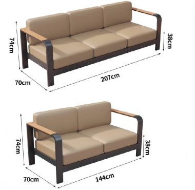 Thư giãn hoàn hảo trên sofa sắt sân vườn-SST 007