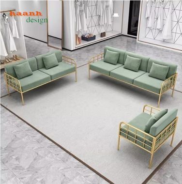 Mẫu bàn ghế sắt phòng khách đẹp thiết kế hiện đại, bền chắc-SFS 011
