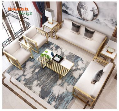 Sofa sắt phòng khách hiện đại và tinh tế SFS 001