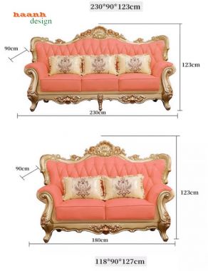 Bàn ghế sofa tân cổ điển cao cấp – Sang trọng chuẩn Châu Âu-SFC 010