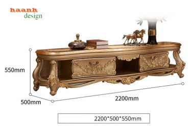Bàn ghế phòng khách tân cổ điển châu âu cao cấp FSC 003