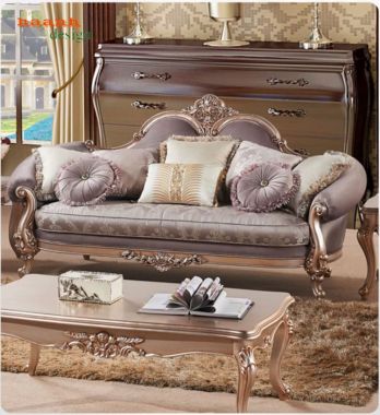 Bộ sofa tân cổ điển châu Âu sang trọng cho phòng khách - SFC 011