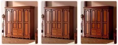Mẫu tủ áo tân cổ điển gỗ sồi cao cấp chuẩn châu Âu-TAT 010