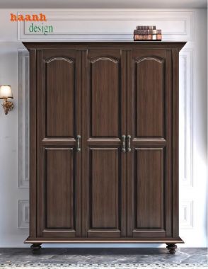 Tủ Quần Áo Gỗ Tân Cổ Điển – Tô Điểm Không Gian Sống Quý Phái-TAT 006