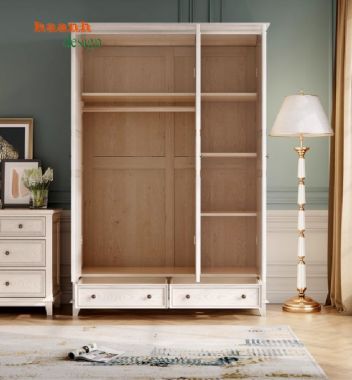 Khám phá tủ quần áo tân cổ điển tuyệt đẹp-TAT 004